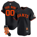 MLB San Francisco California Patch Vapor Premier Limited Jersey