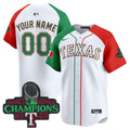 MLB Texas Mexico Champions Patch Vapor Premier Limited Jersey