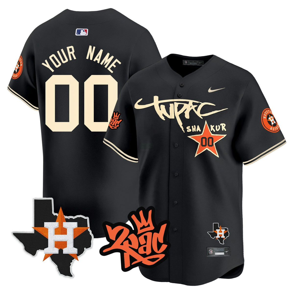 MLB Tupac Shakur Vapor Premier Limited Jersey