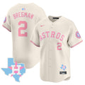 MLB Houston Astros Unisex Bubblegum Pink Vapor Premier Limited Jersey