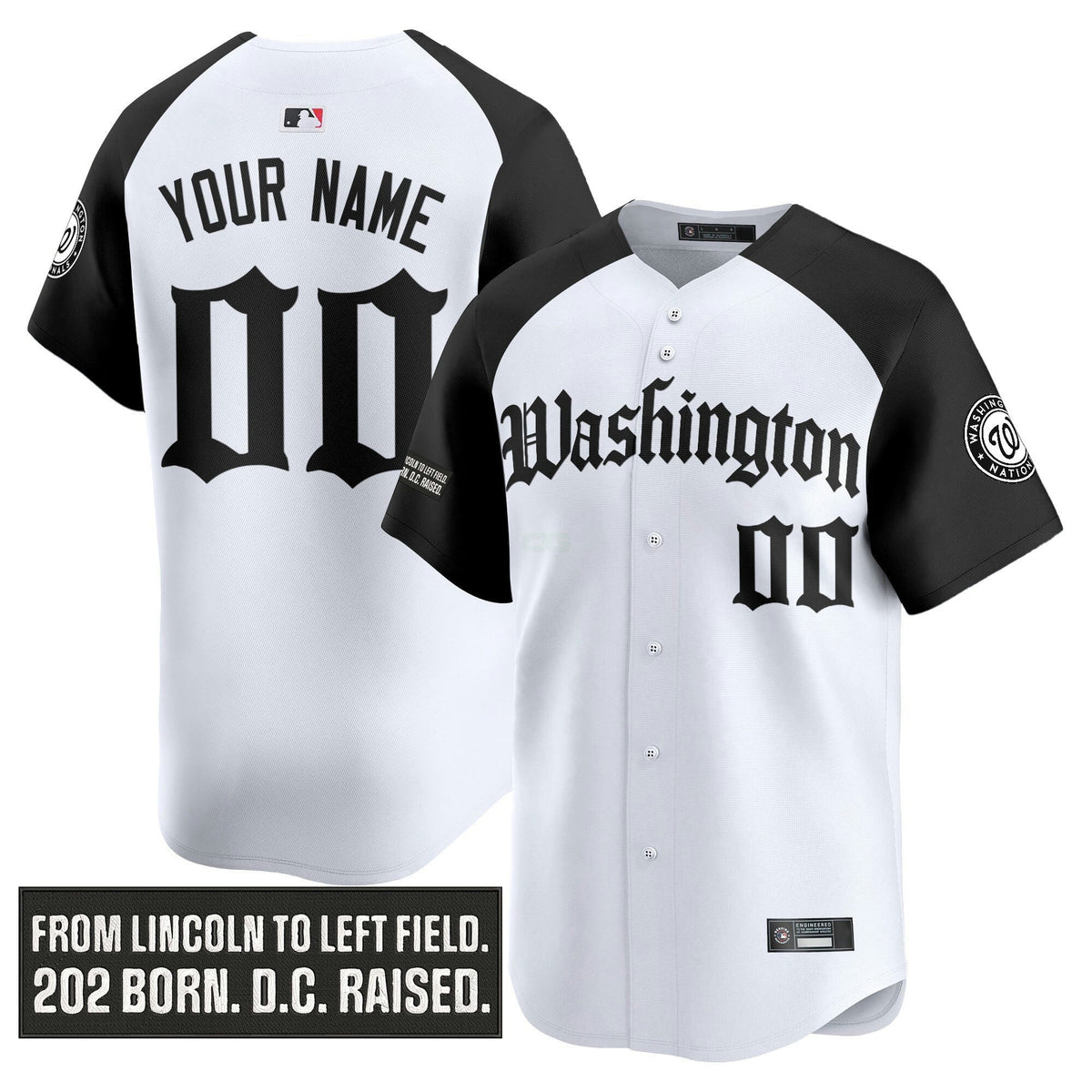 MLB Washington ‘Gothic Capitol Edition’ Vapor Premier Limited Jersey