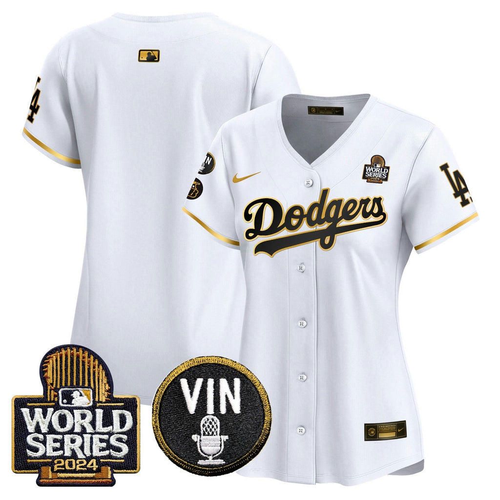 MLB Women’s 2024 World Series Gold Trim Vapor Premier Limited Jersey V2