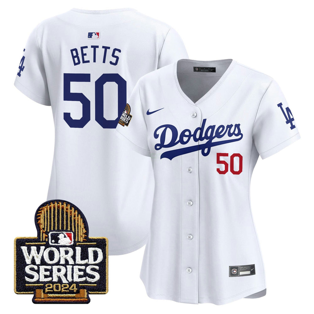 MLB Los Angeles Dodgers Women’s 2024 World Series Vapor Premier Limited Jersey
