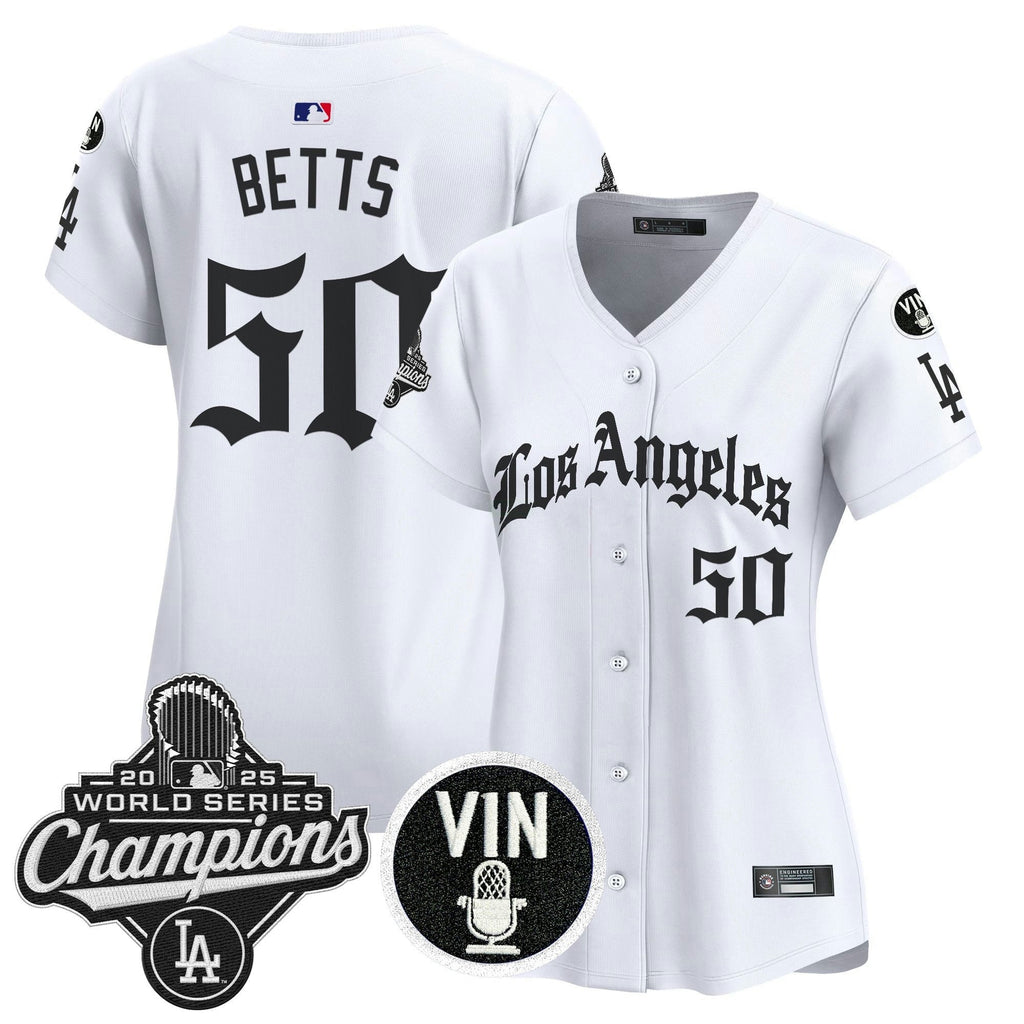 MLB Women’s 2025 World Series Champions Vapor Premier Limited Jersey – LA Gothic Edition