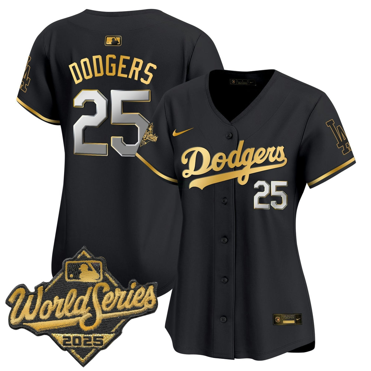 MLB Women’s 2025 World Series Gold Trim Vapor Premier Limited Jersey