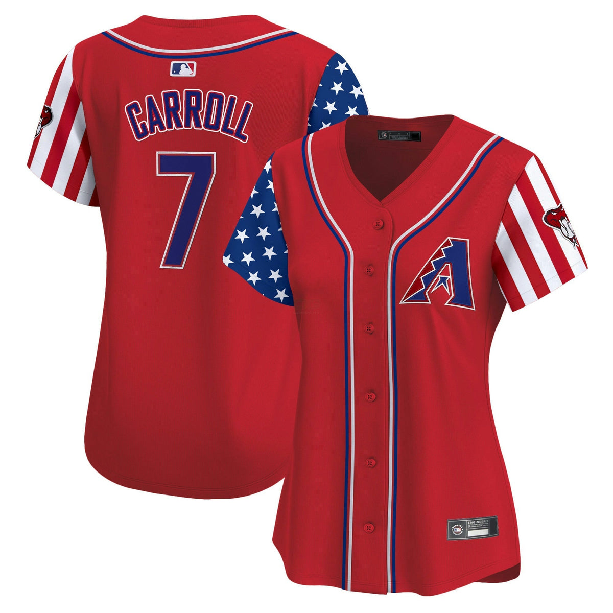 MLB Women’s Arizona 2025 Independence Day Vapor Premier Limited Jersey