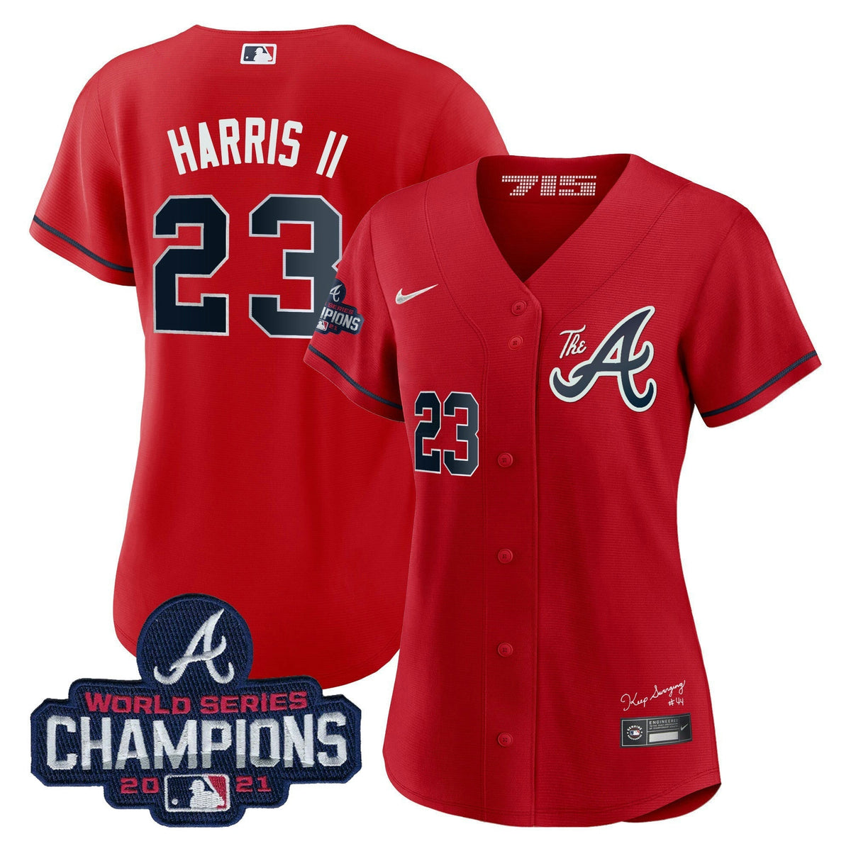 MLB Women’s Atlanta Champions City Connect Gold Jersey