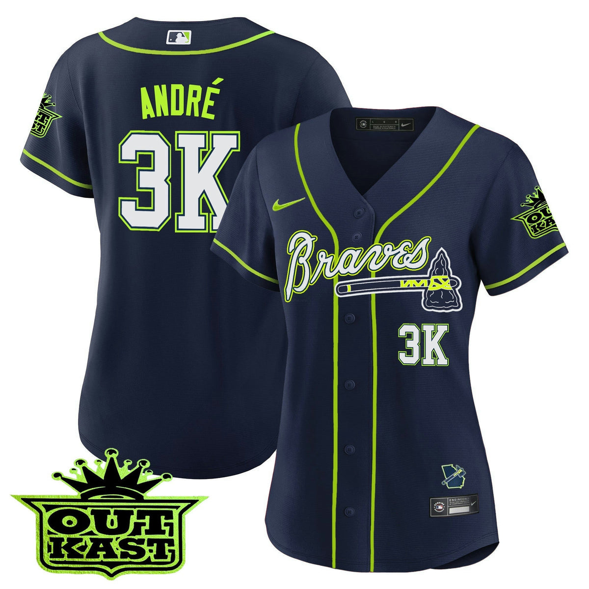 MLB Women’s Atlanta Outkast Jersey V2