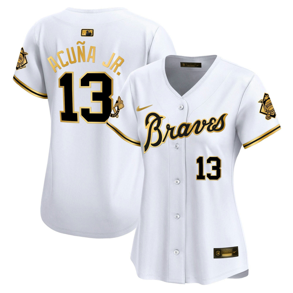 MLB Women’s Atlanta Peaches n’ Creme Vapor Premier Limited Jersey