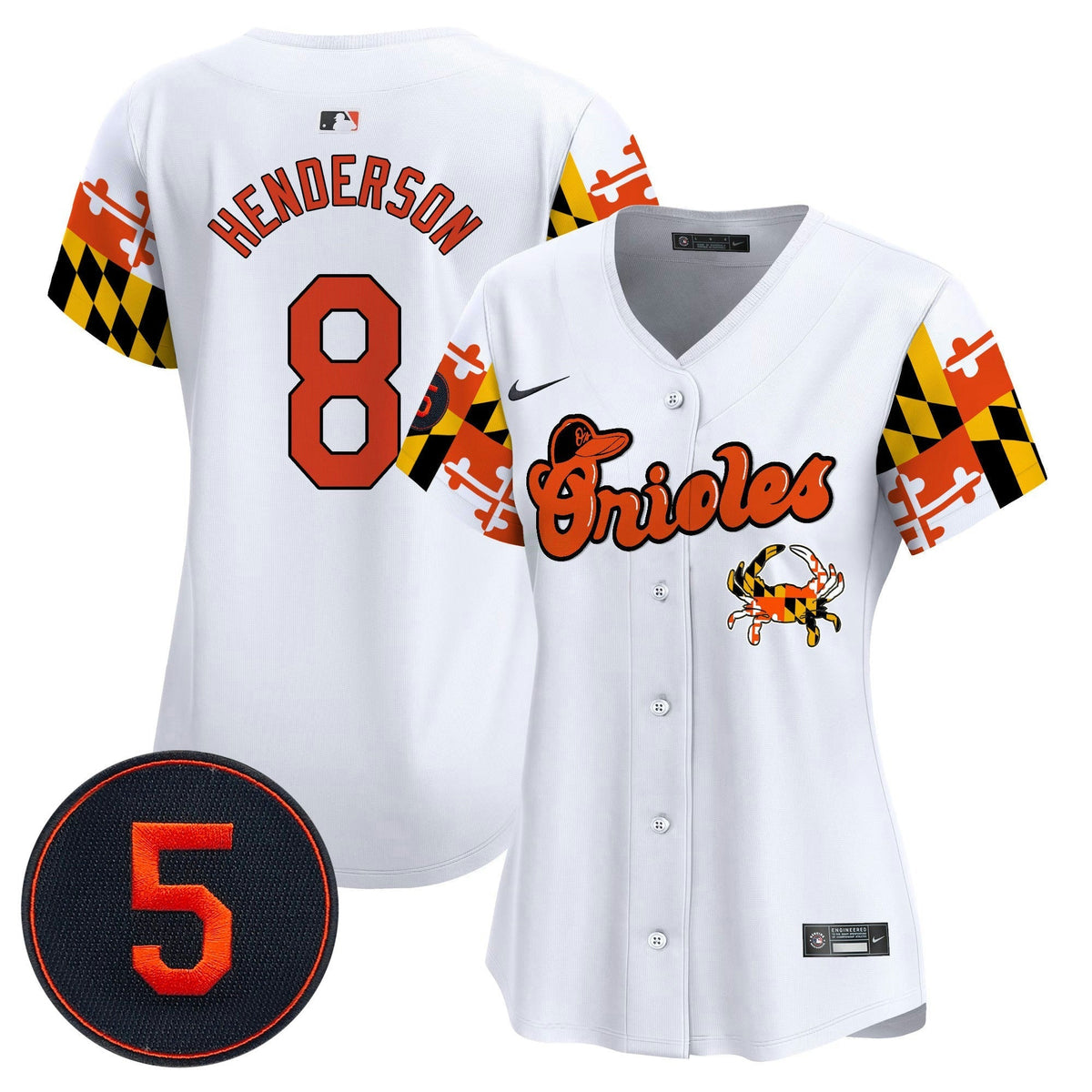 MLB Women’s Baltimore Robinson Patch Vapor Premier Limited Jersey V7