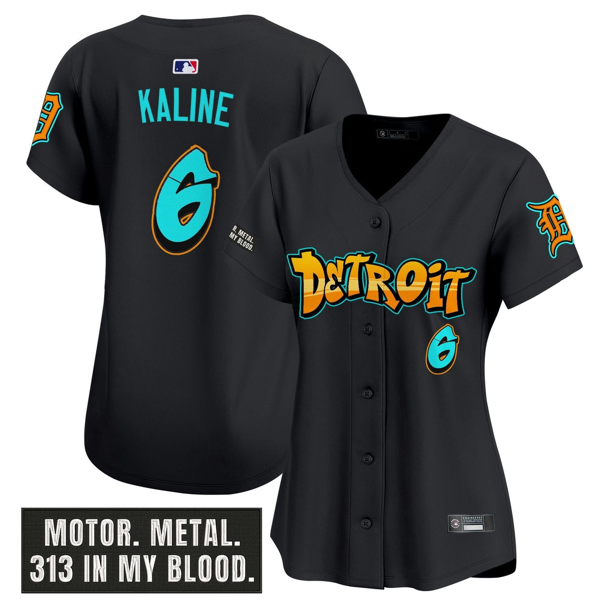 MLB Women’s Detroit ‘Graffiti Motor City Edition’ Vapor Premier Limited Jersey