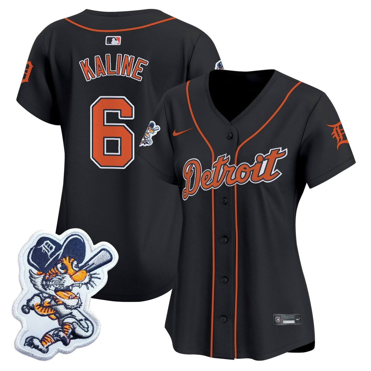 MLB Women’s Detroit Paws Patch Vapor Premier Limited Jersey
