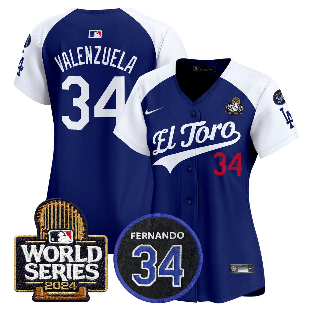 MLB Women’s El Toro 2024 World Series Patch Vapor Premier Limited Jersey