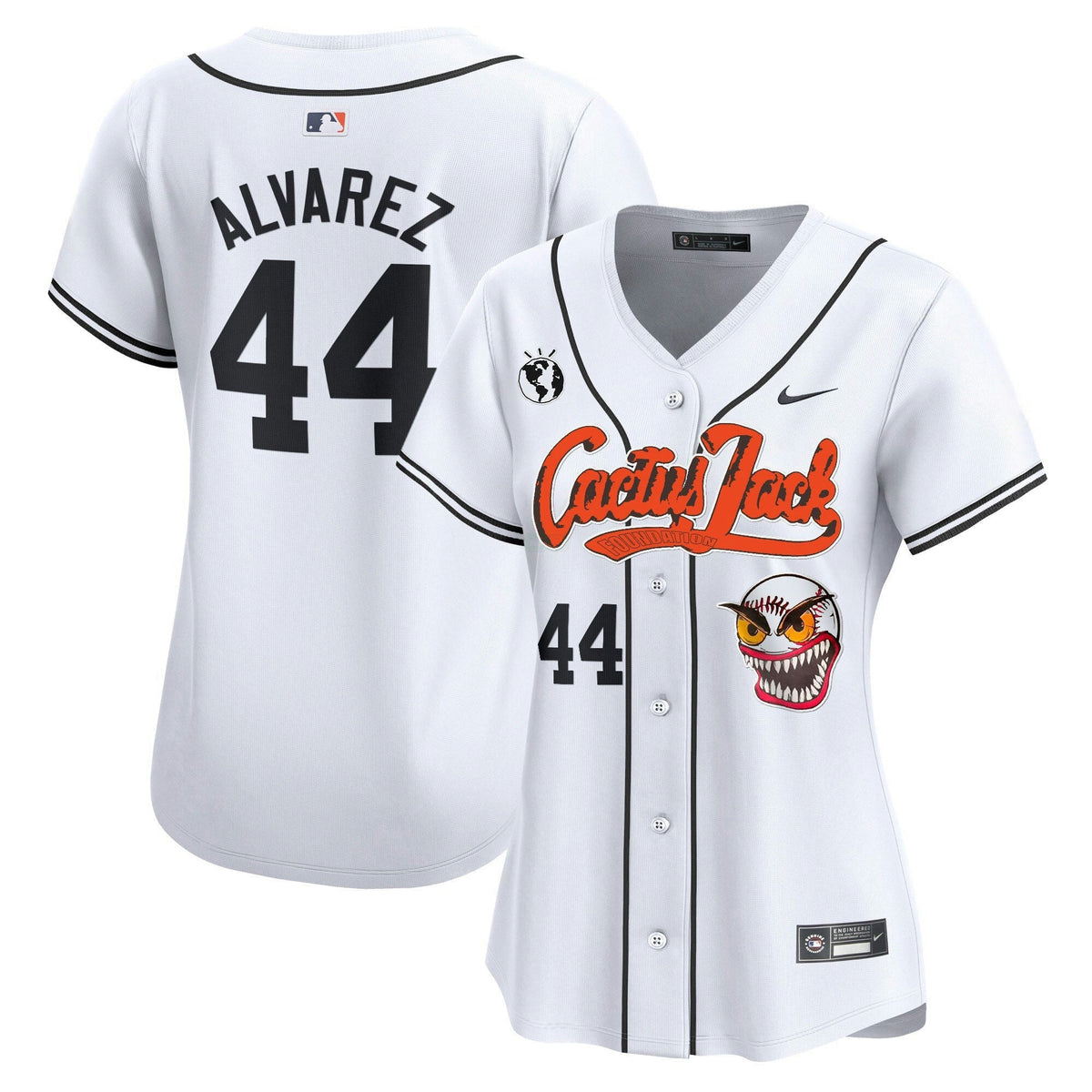 MLB Women’s Houston Cactus Jack Vapor Premier Limited Jersey – Stitched