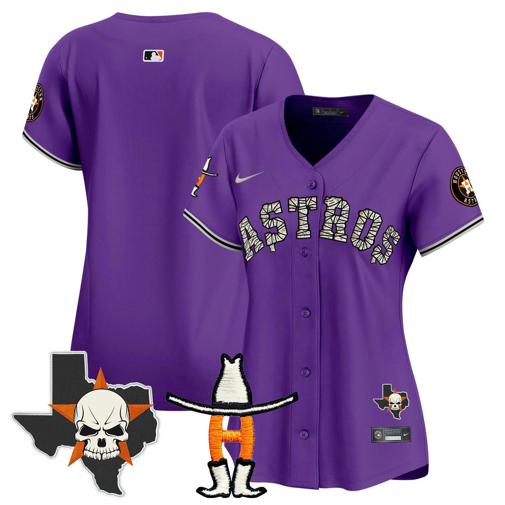 MLB Women’s Houston Halloween Vapor Premier Limited Jersey