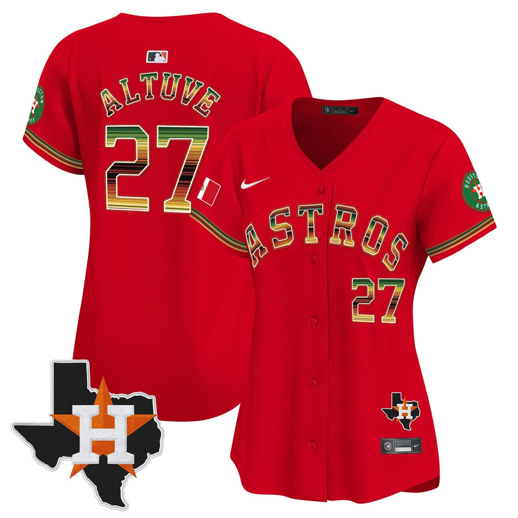 MLB Women’s Houston Mexico Traditional Style Vapor Premier Limited Jersey