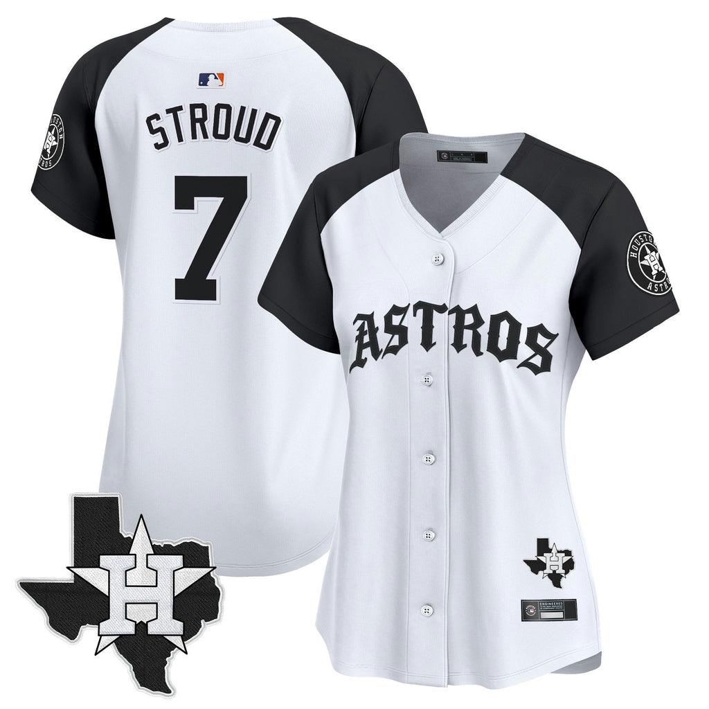 MLB Women’s Houston ‘Old English Edition’ Vapor Premier Limited Jersey