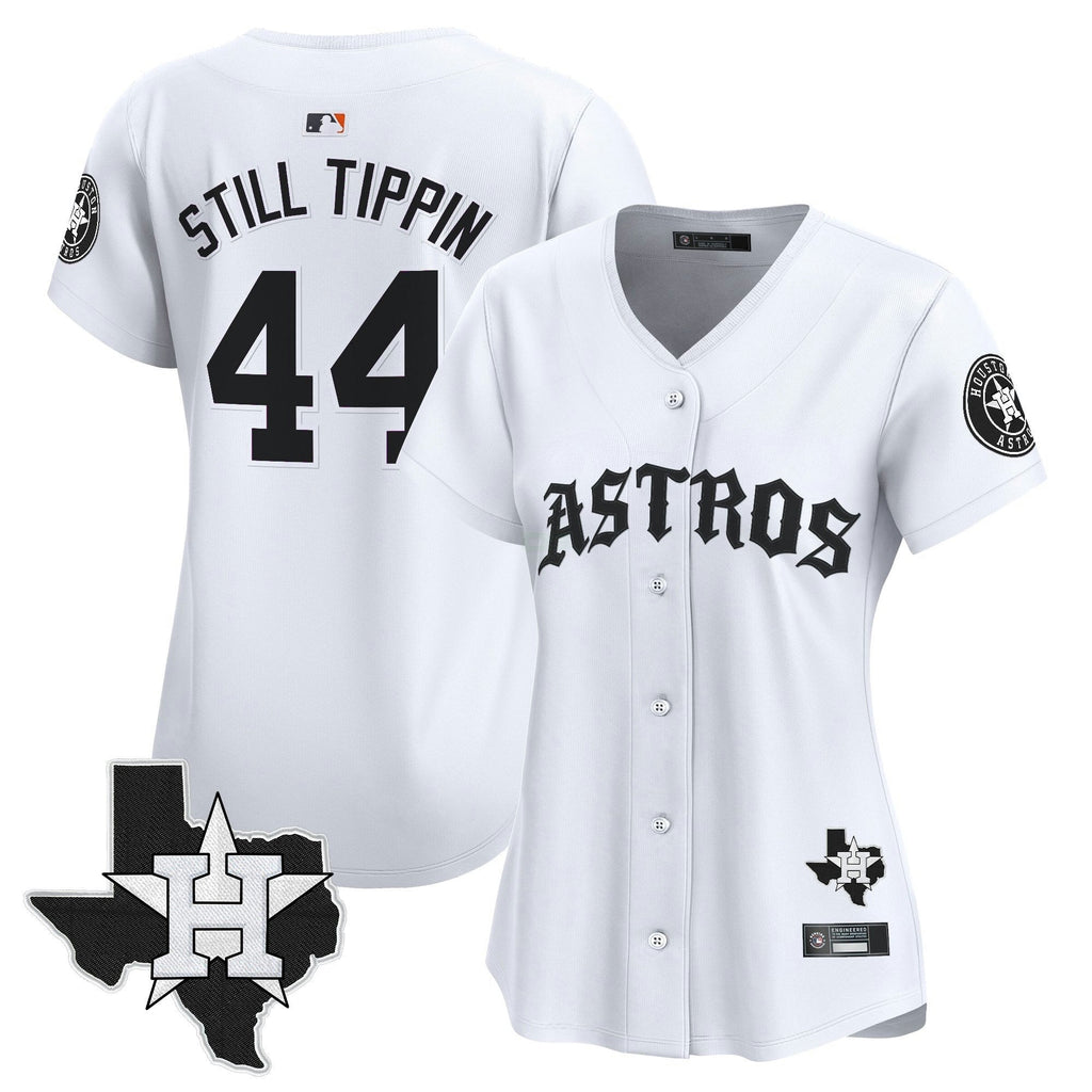 MLB Women’s Houston ‘Old English Edition’ Vapor Premier Limited Jersey