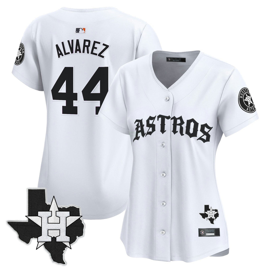 MLB Women’s Houston ‘Old English Edition’ Vapor Premier Limited Jersey