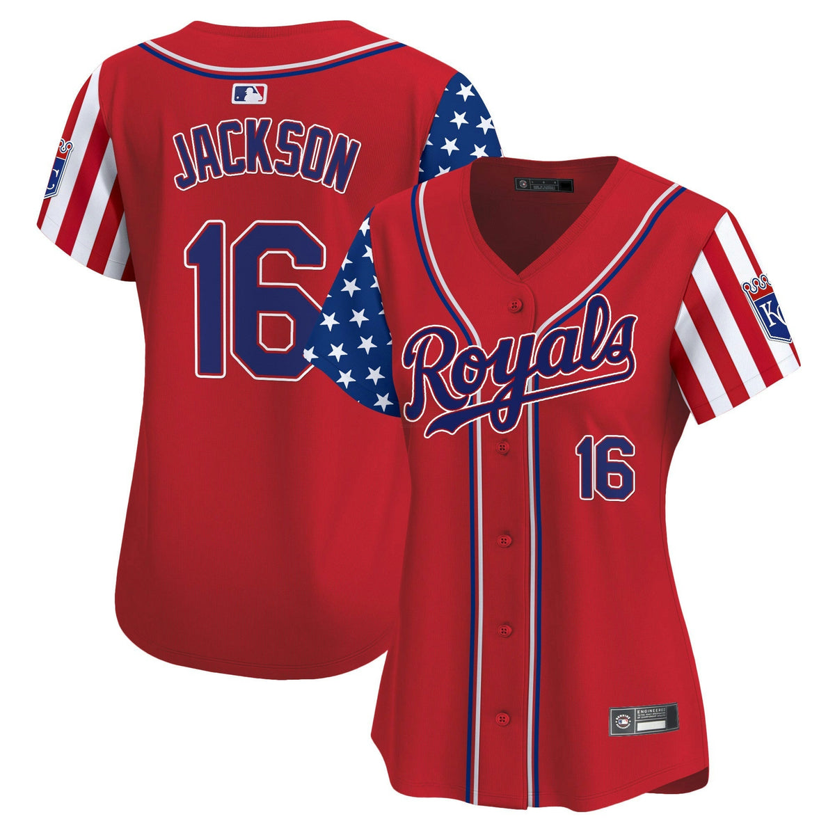 MLB Women’s Kansas City 2025 Independence Day Vapor Premier Limited Jersey