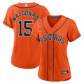 MLB Women’s Martin Maldonado Houston Orange Jersey - Orange