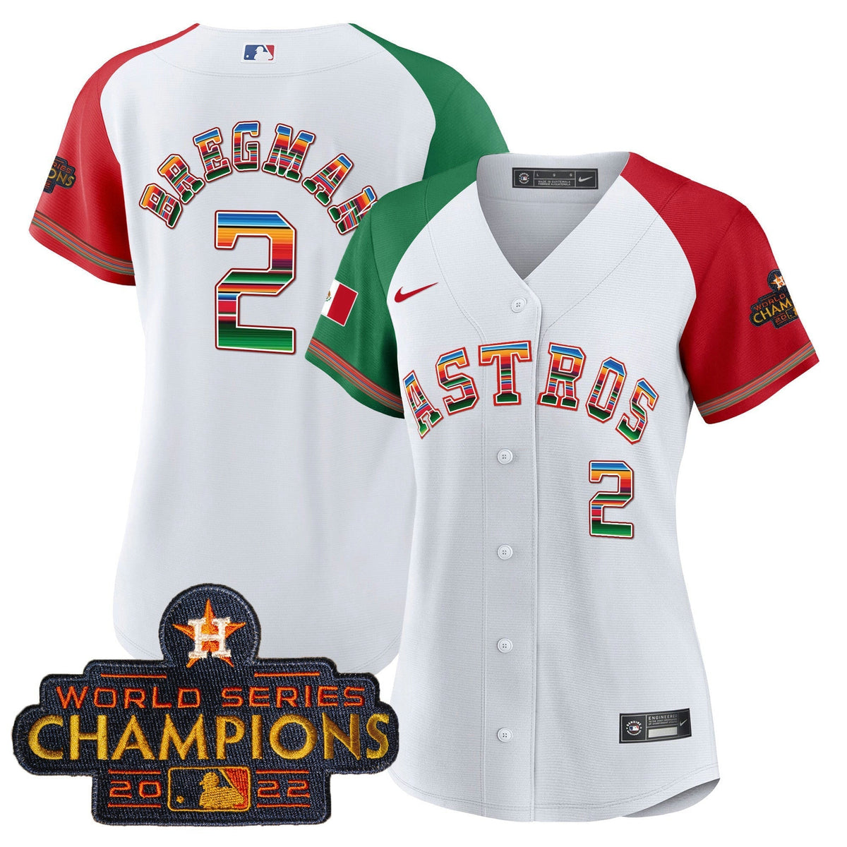 MLB Houston Astros Women’s Mexico Baseball Limited Jersey