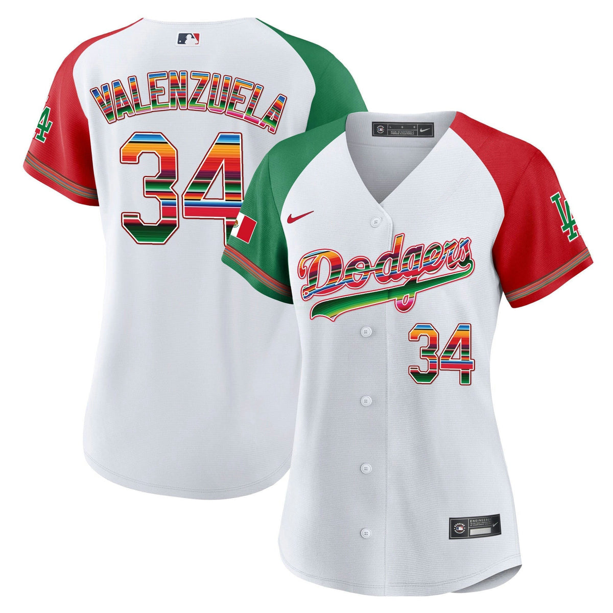 MLB Los Angeles Dodgers Women’s Mexico Baseball Limited Jersey