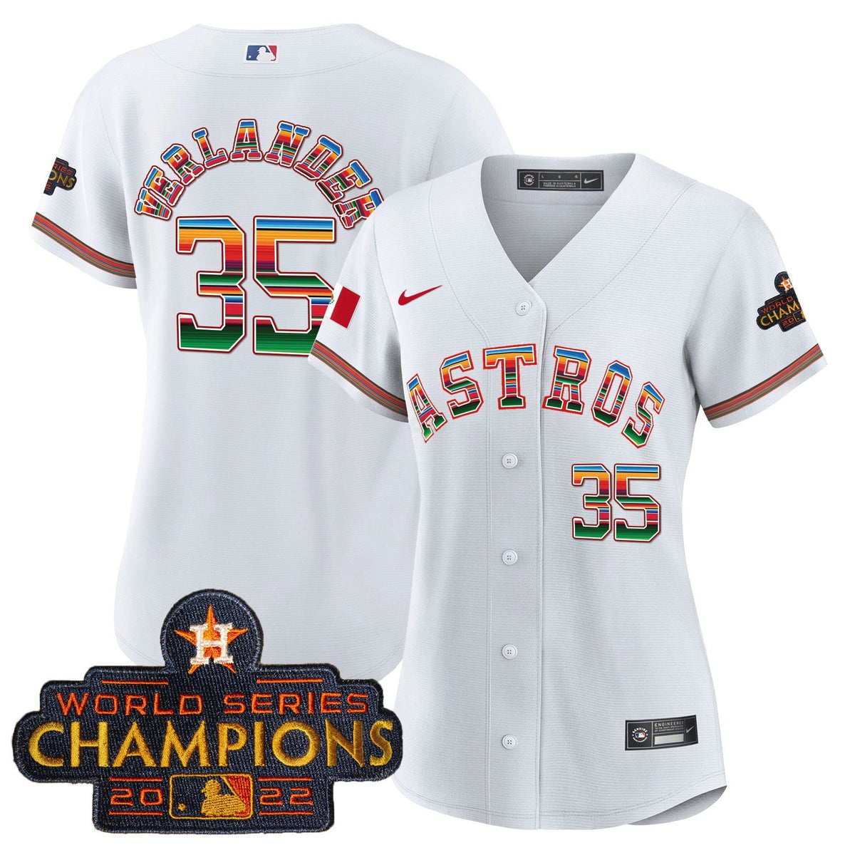 MLB Houston Astros Women’s Mexico Baseball Limited Jersey