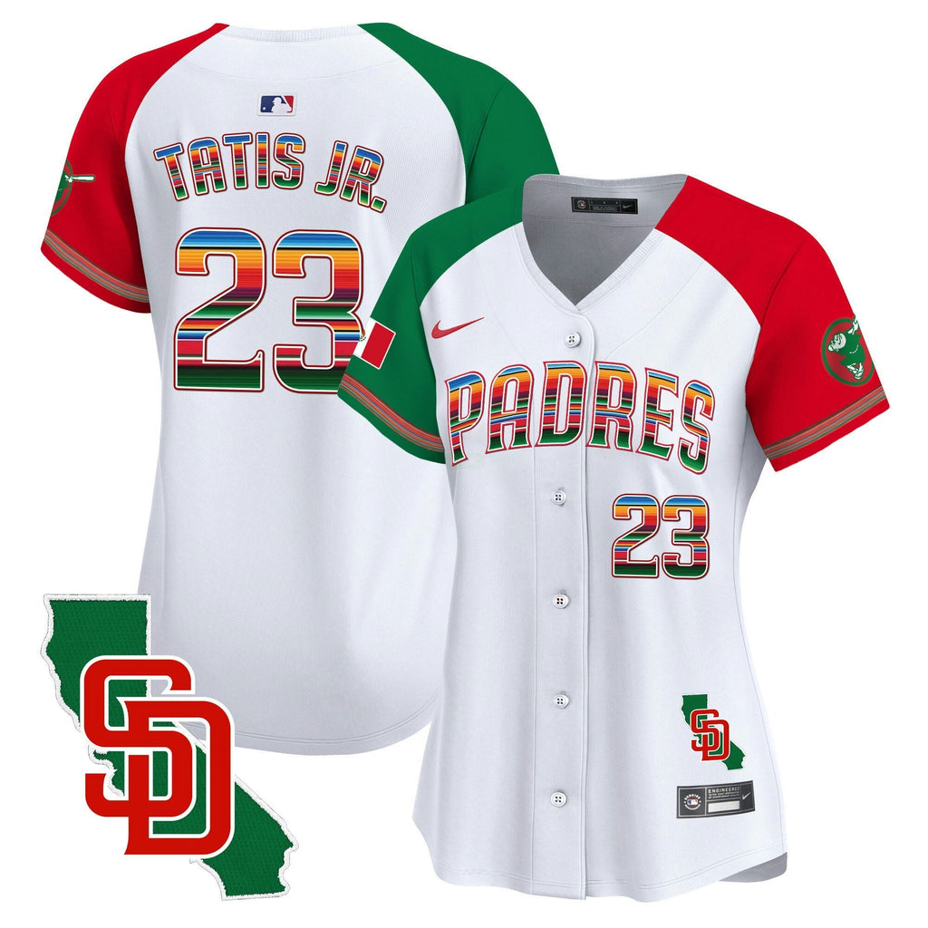 MLB Women’s Mexico California Patch Vapor Premier Limited Jersey