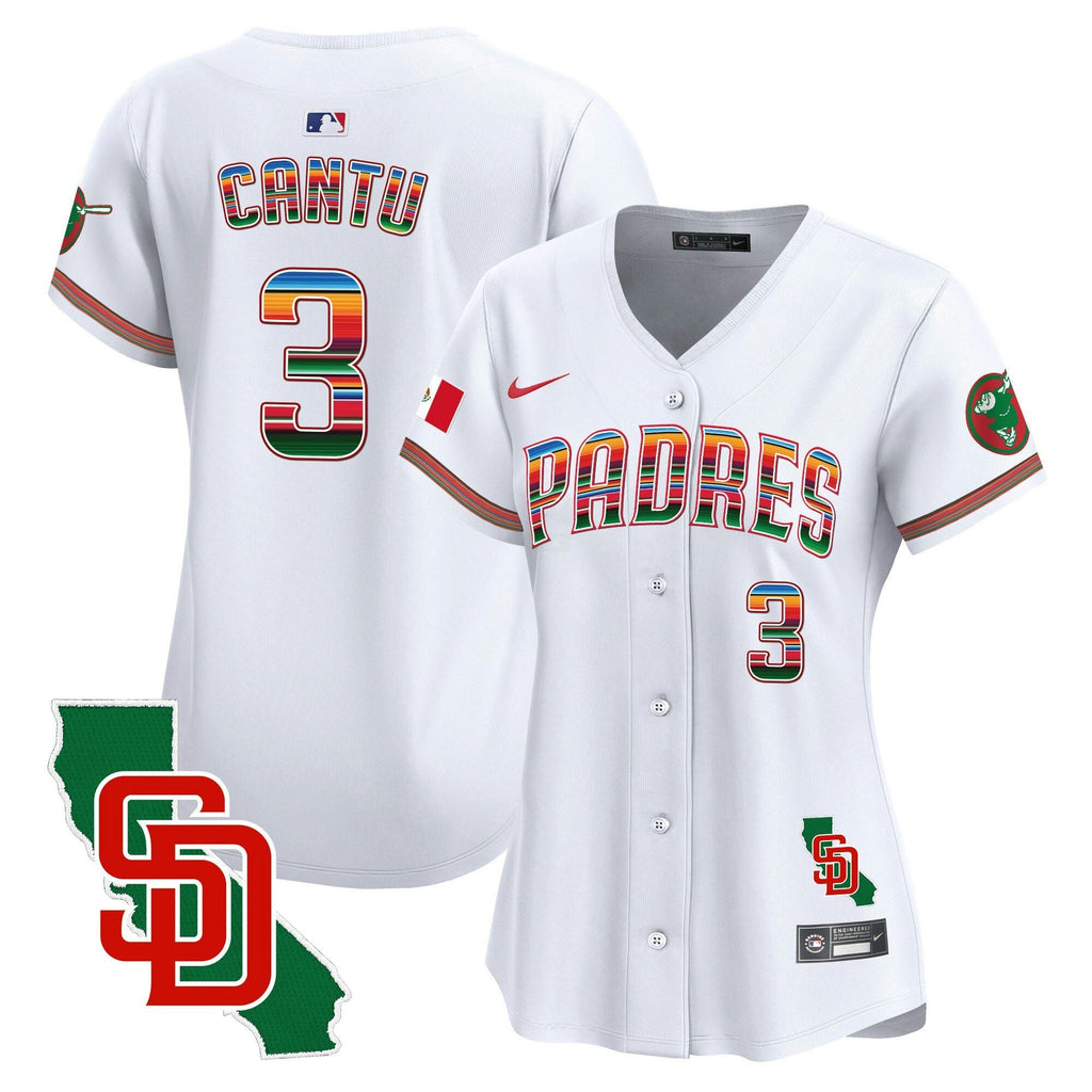 MLB Women’s Mexico California Patch Vapor Premier Limited Jersey