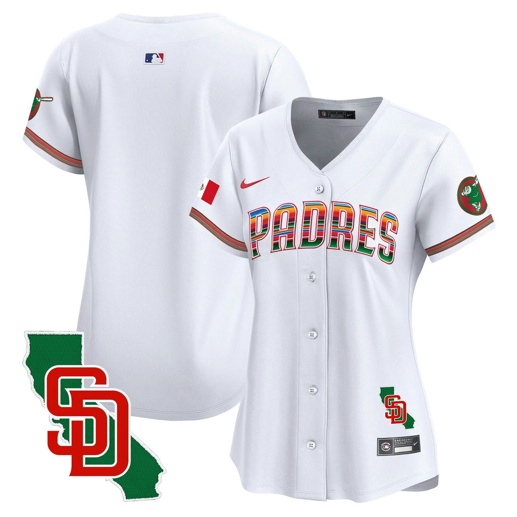 MLB Women’s Mexico California Patch Vapor Premier Limited Jersey
