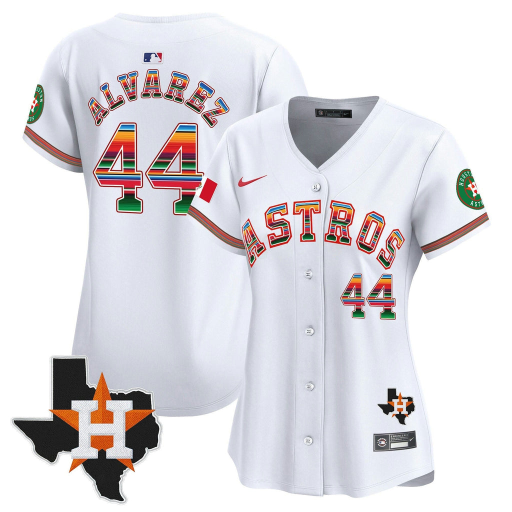 MLB Women’s Mexico Texas Patch Vapor Premier Limited Jersey