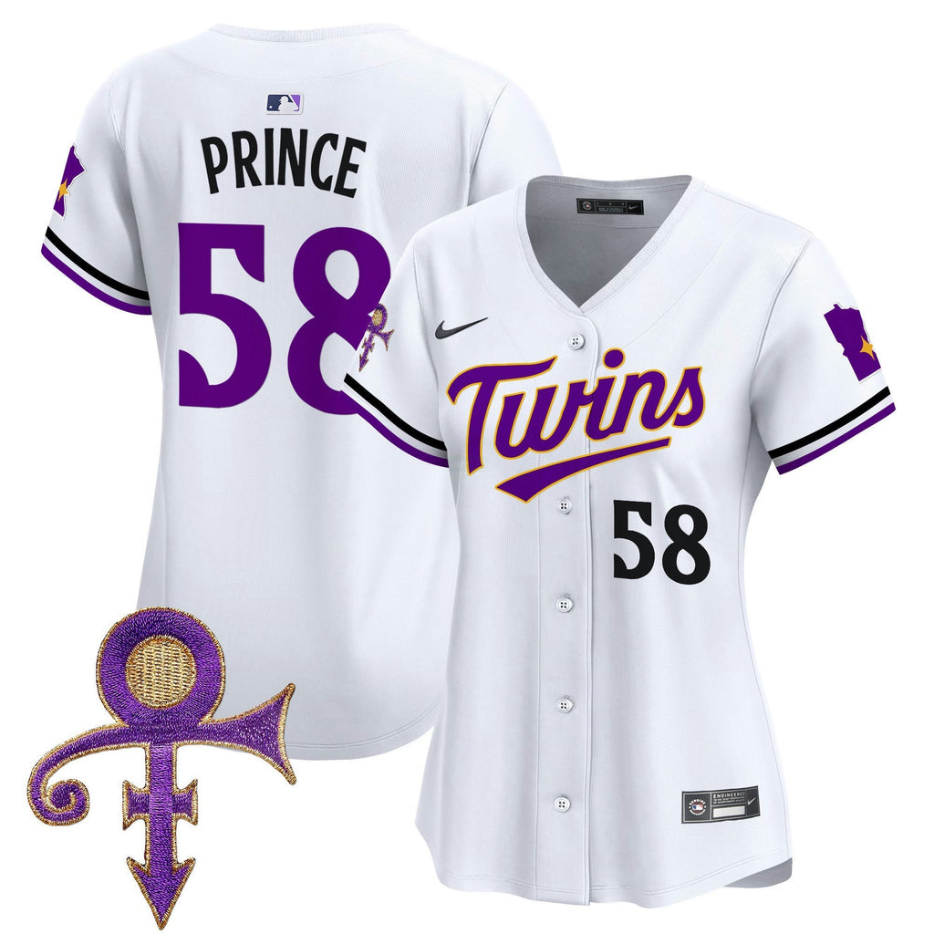 MLB Women’s Minnesota Prince Patch Vapor Premier Limited Jersey V3