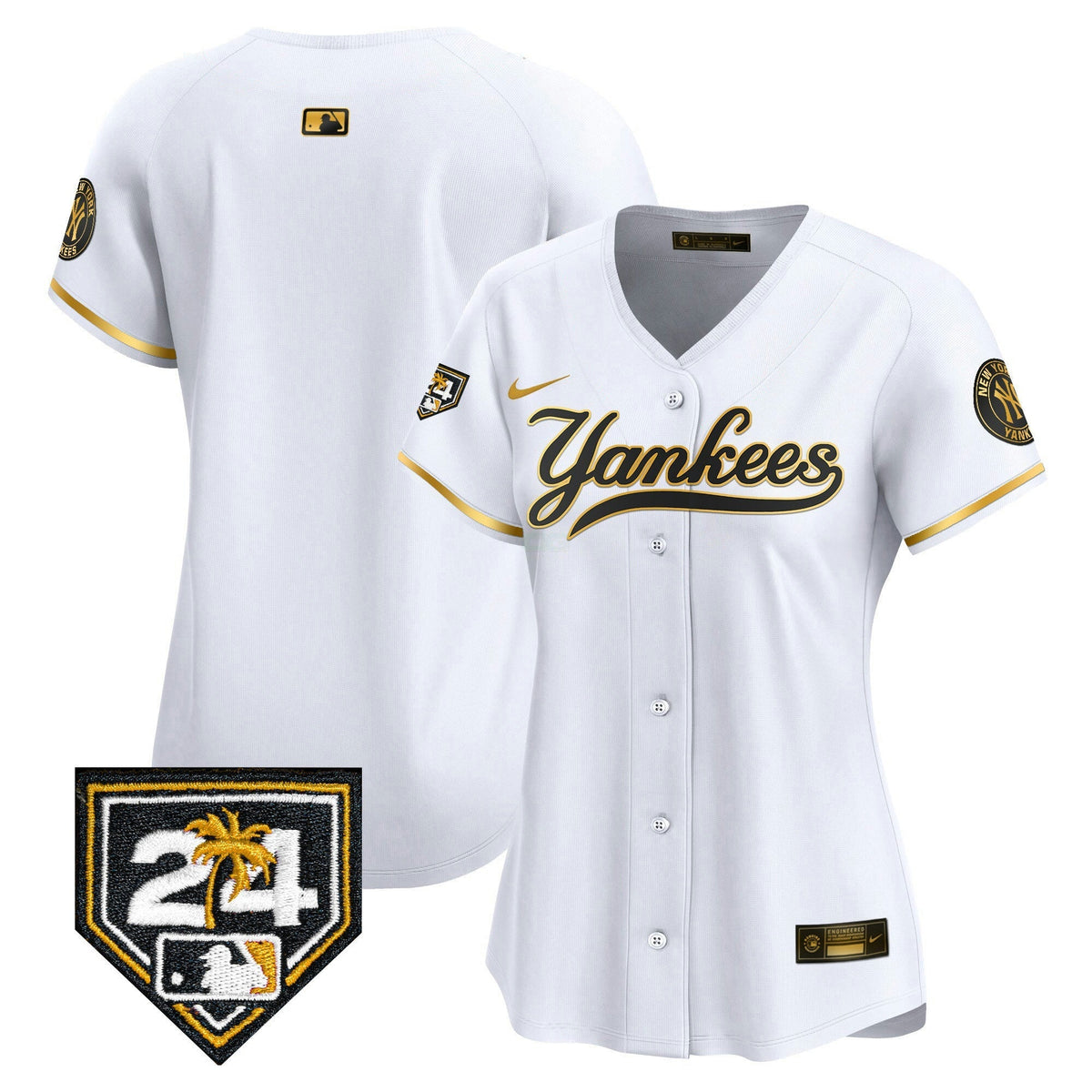 MLB Women’s New York 2024 Spring Training Patch Vapor Premier Limited Jersey V6