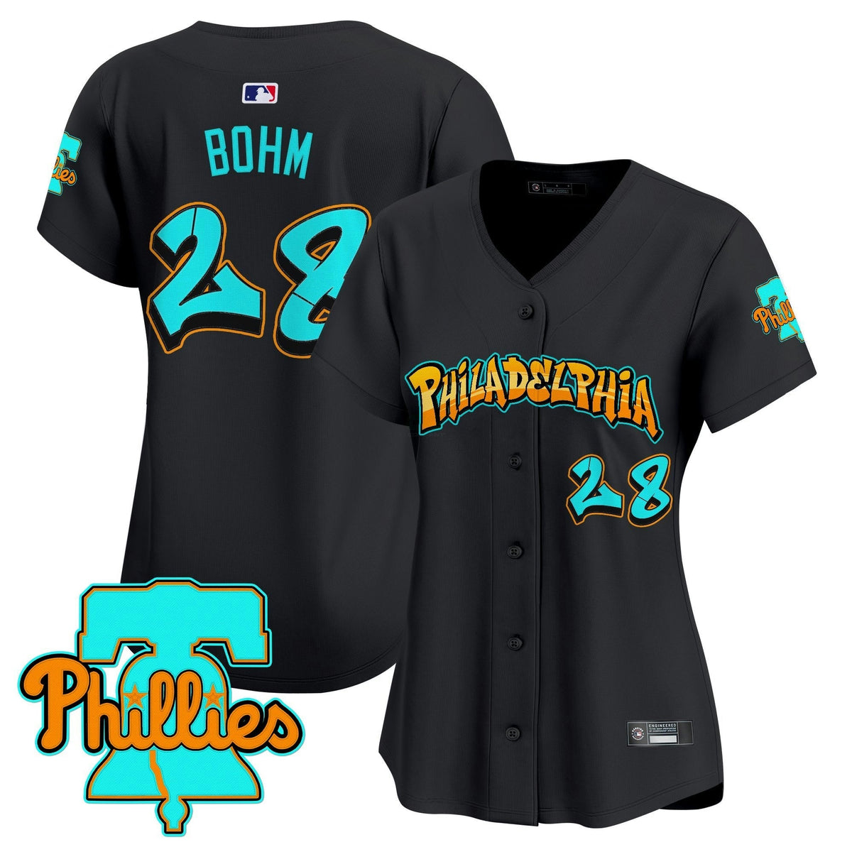 MLB Women’s Philadelphia ‘Graffiti Broad Street Edition’ Vapor Premier Limited Jersey