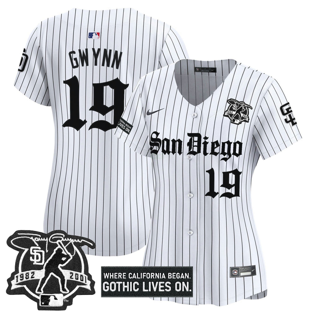 MLB Women’s San Diego ‘Gothic Edition’ Vapor Premier Limited Jersey