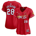 MLB Women’s St. Louis Red 2024 City Connect Vapor Premier Limited Jersey