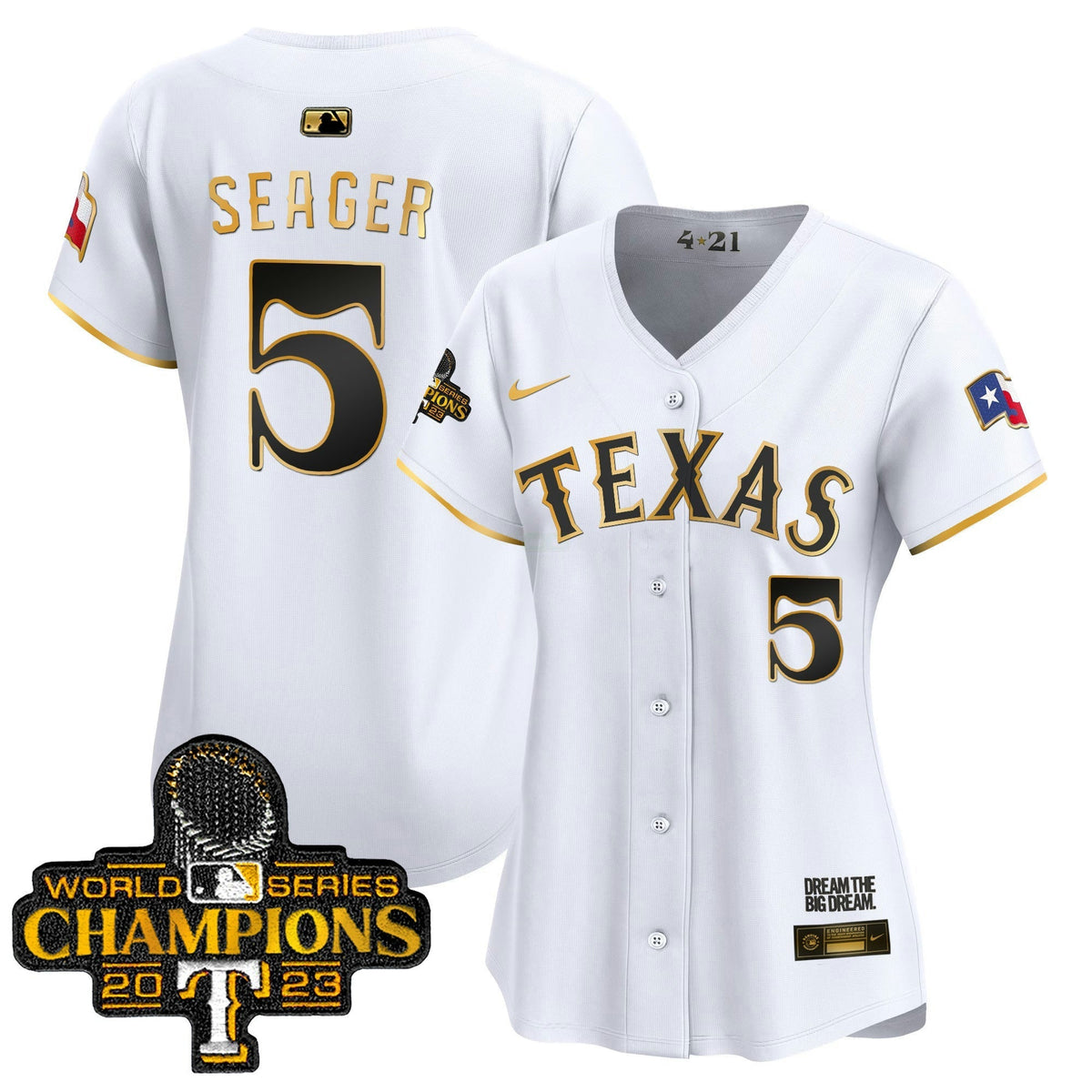 MLB Women’s Texas 2023 World Series Champions City Connect Vapor Premier Limited Jersey