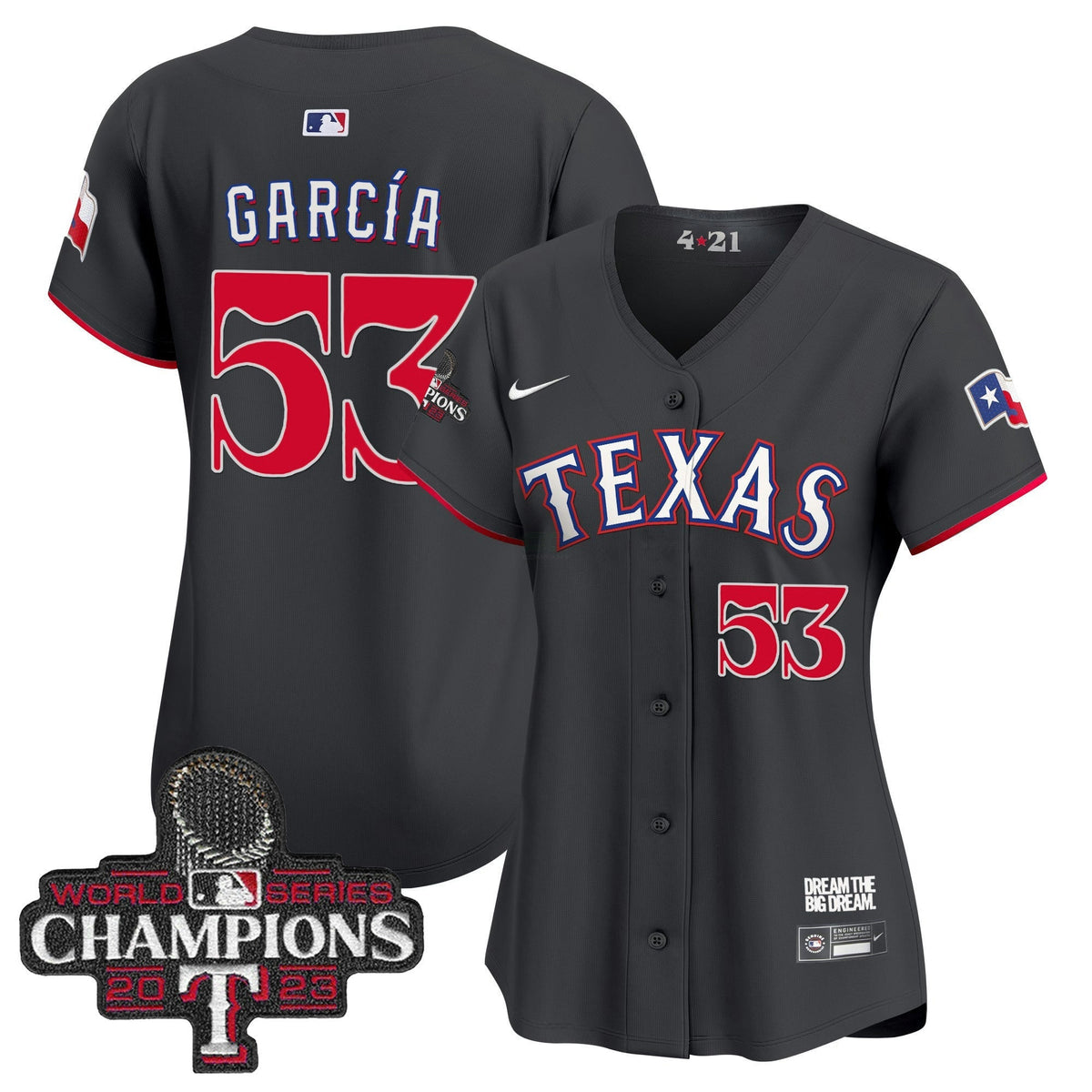 MLB Women’s Texas 2023 World Series Champions City Connect Vapor Premier Limited Jersey