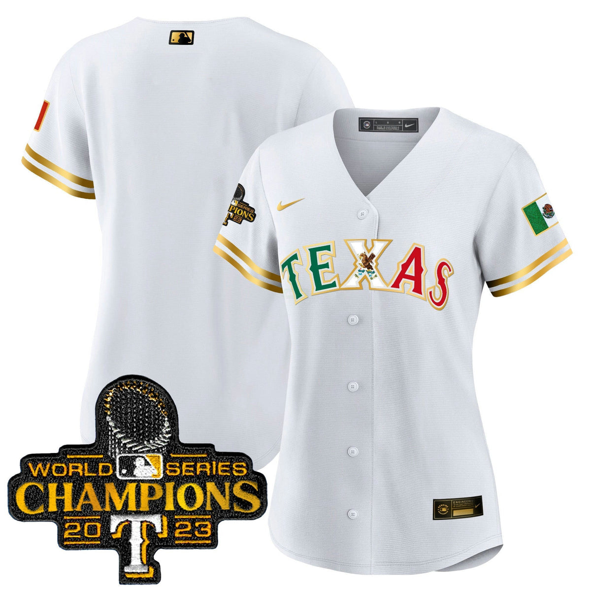 MLB Women’s Texas Mexico 2023 World Series Champions Jersey