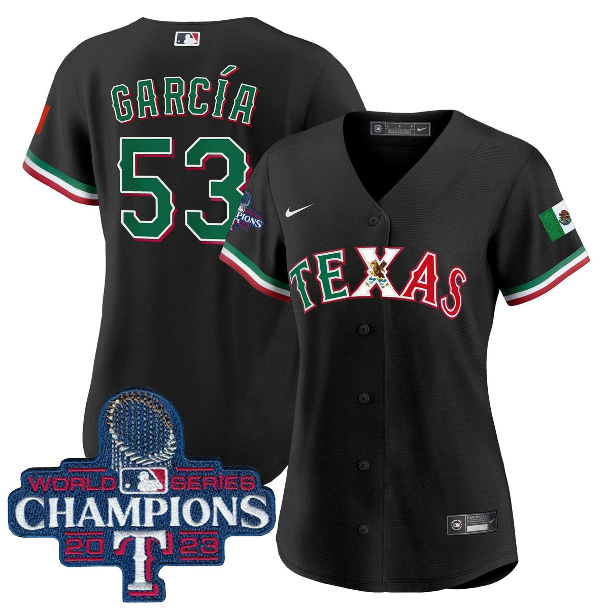 MLB Women’s Texas Mexico 2023 World Series Champions Jersey