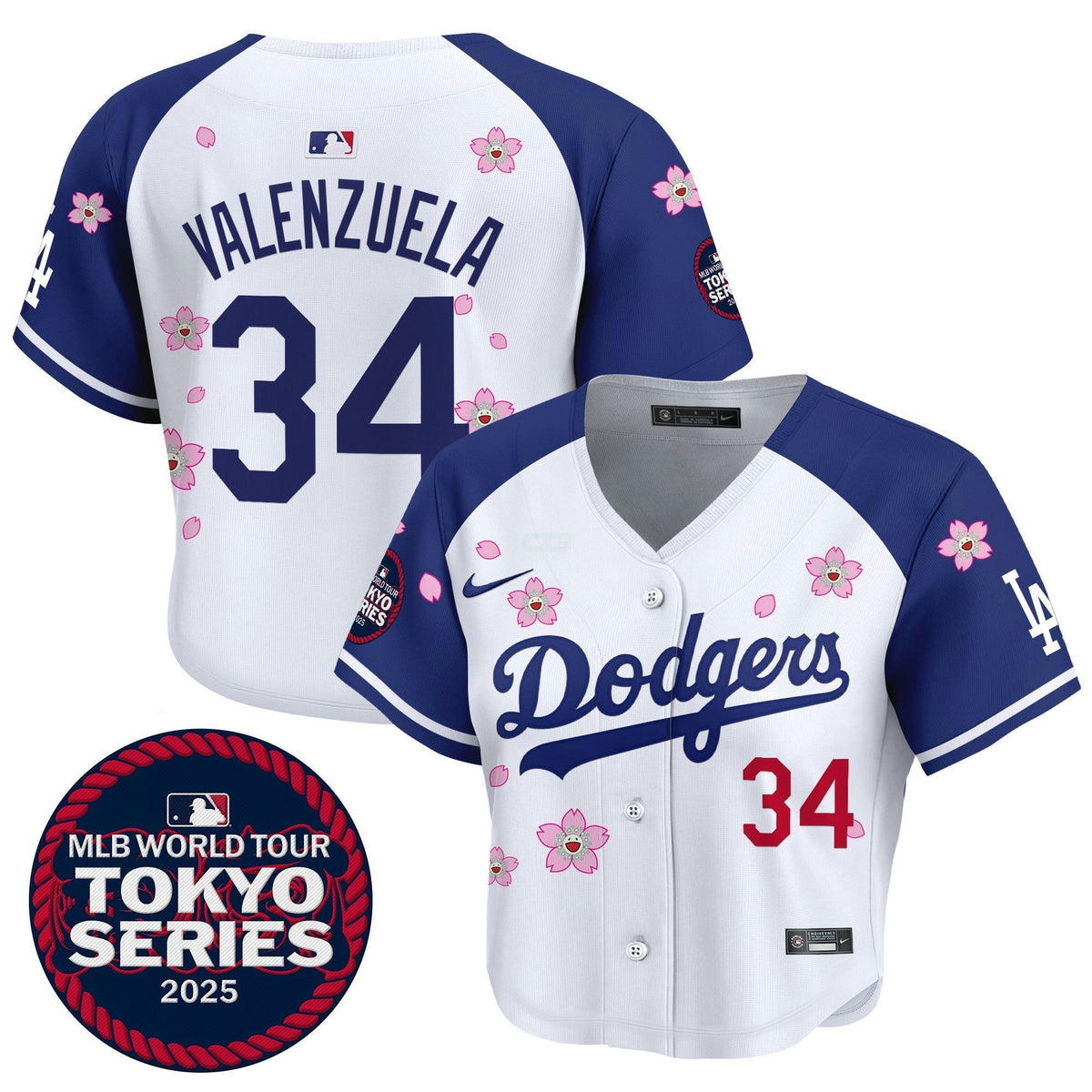 MLB Women’s Tokyo Series 2025 Crop Top Jersey – Stitched