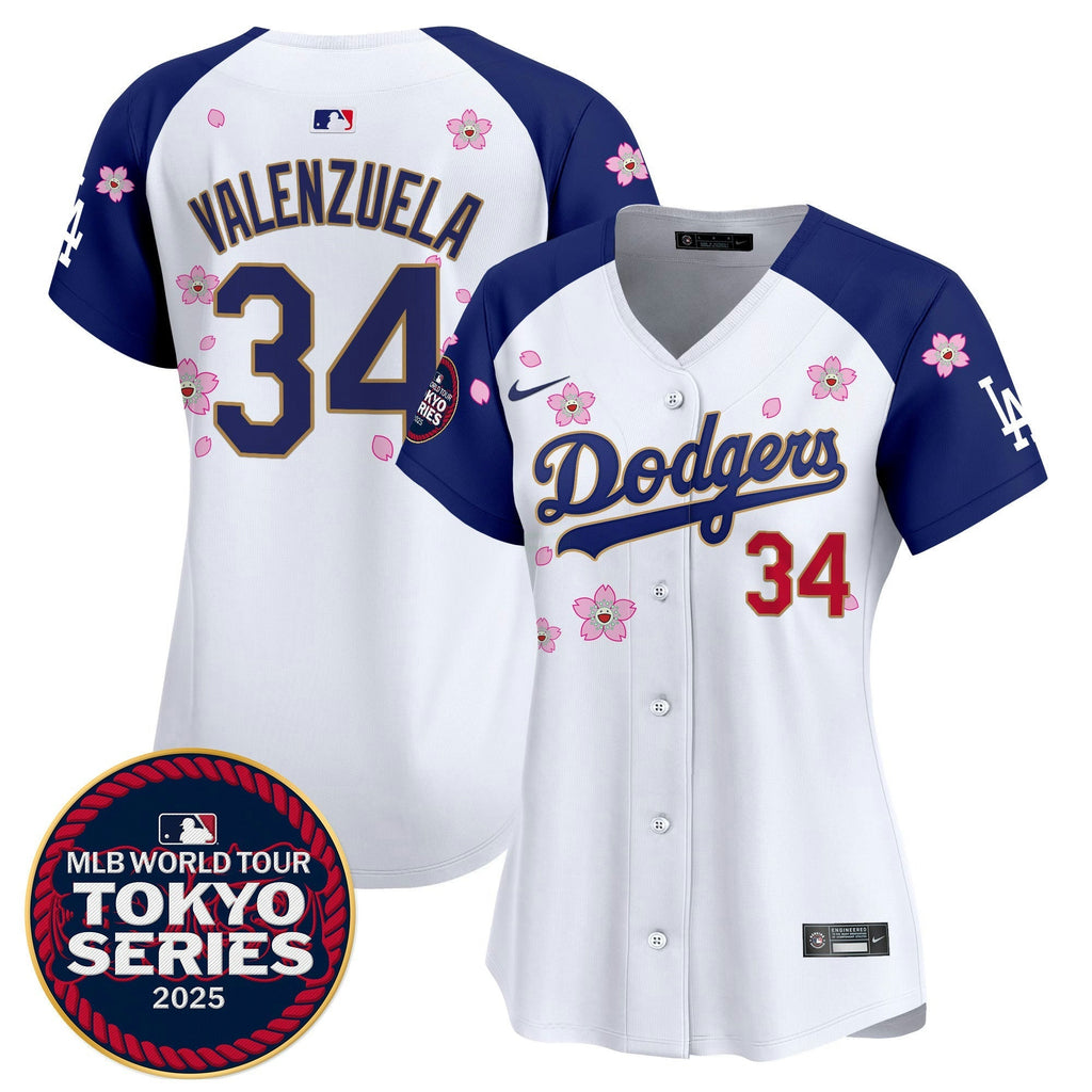 MLB Women’s Tokyo Series 2025 Gold Trim Vapor Premier Limited Jersey – Stitched