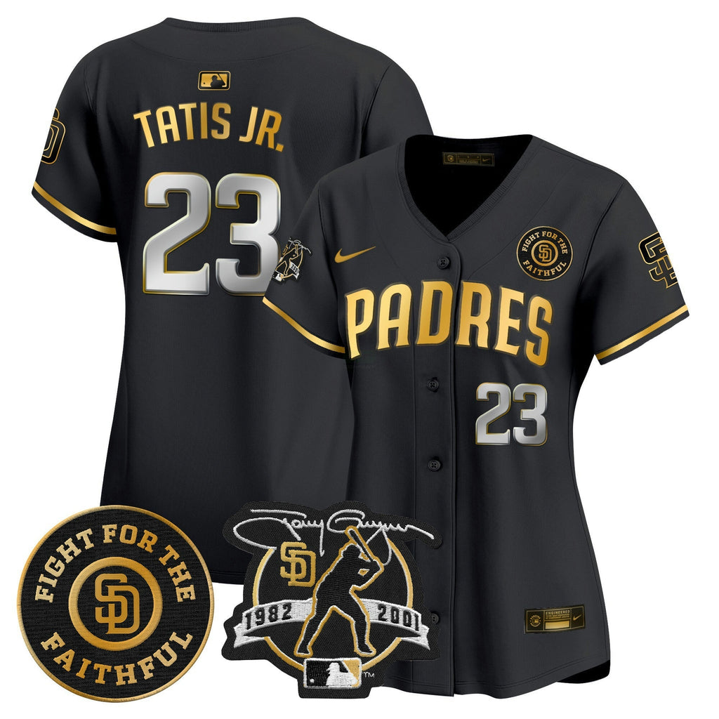 MLB Women’s Tony Gwynn & Faithful Patch Vapor Premier Limited Jersey