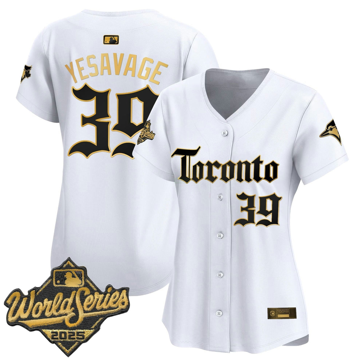 MLB Women’s Toronto 2025 World Series Vapor Premier Limited Jersey – Gothic North Edition