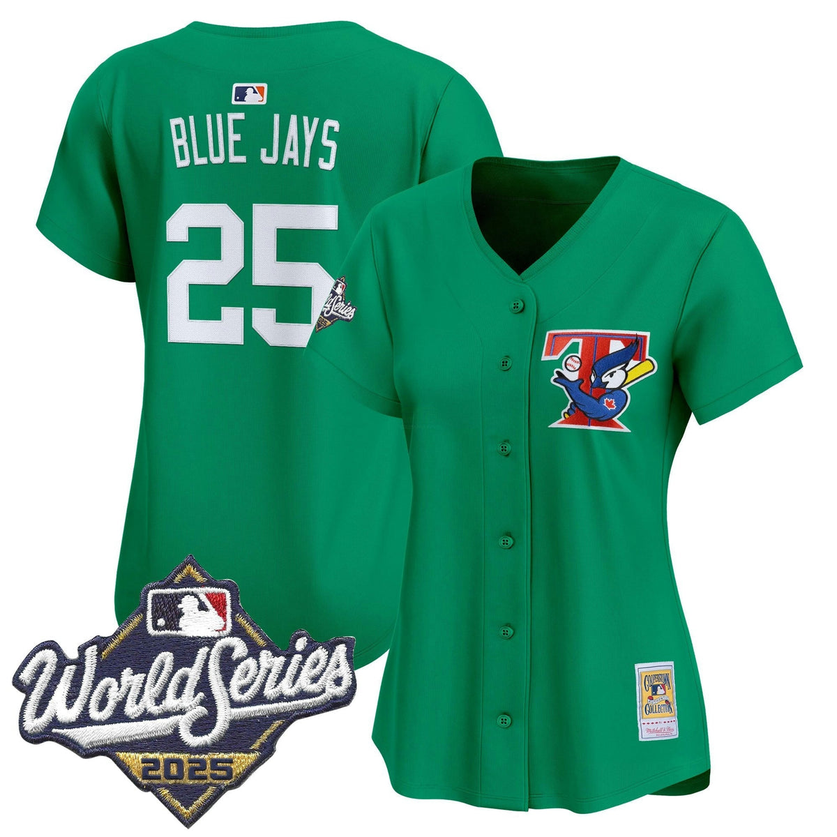 MLB Women’s Toronto Throwback Vapor Premier Limited Jersey – 2025 World Series Patch