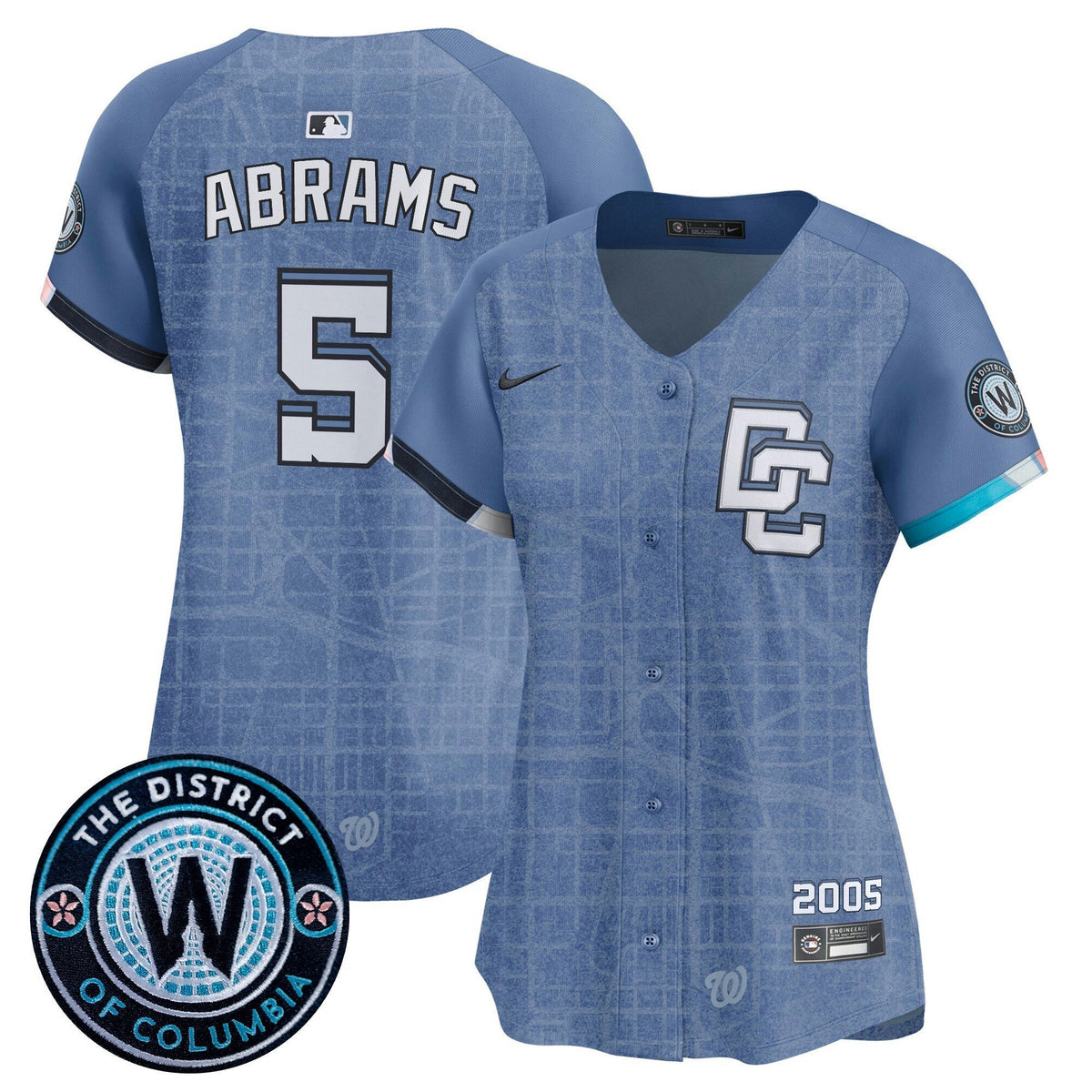 MLB Women’s Washington 2025 City Connect Vapor Premier Limited Jersey – Stitched