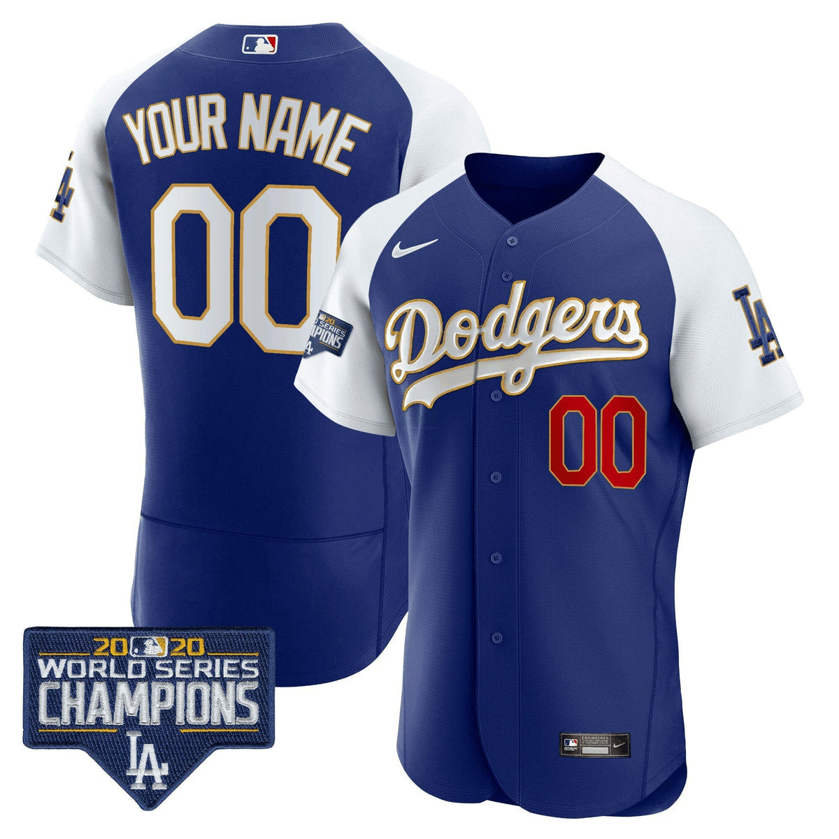MLB World Series Champions Patch Flex Base Jersey