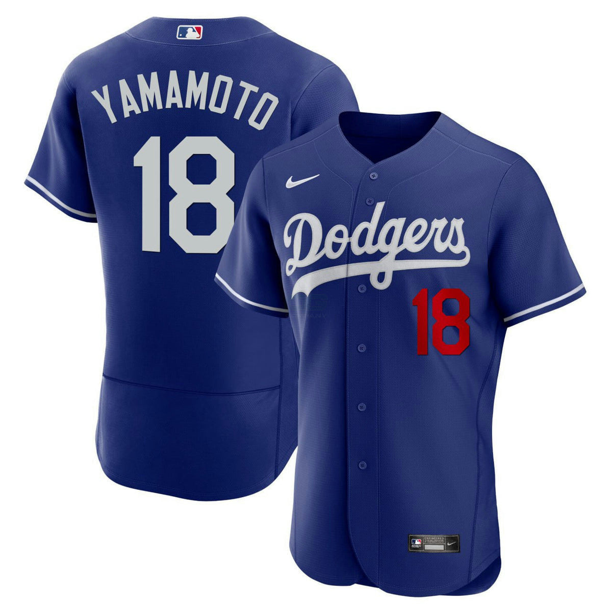 MLB Yoshinobu Yamamoto Los Angeles Blue Jersey - Blue