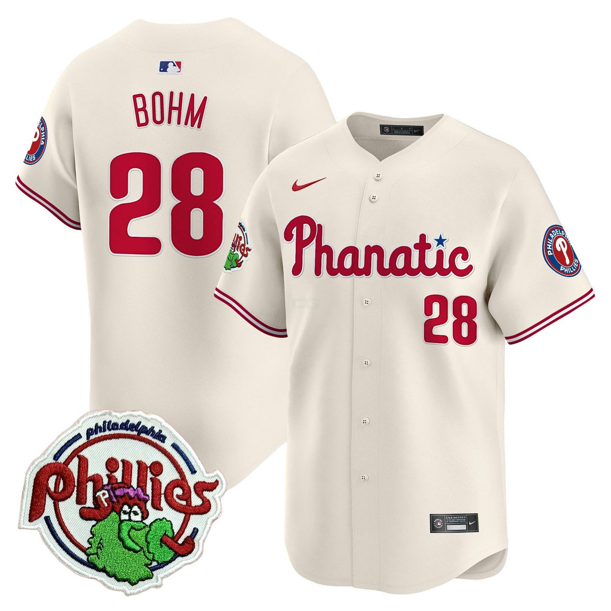 MLB Youth’s Phanatic Patch Vapor Premier Limited Jersey